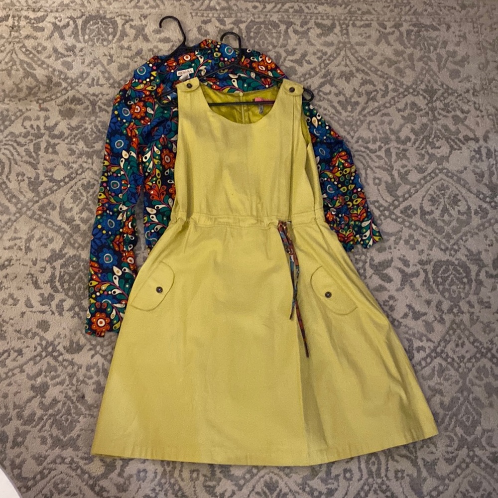 Matilda Jane Dress yellow jumper retro